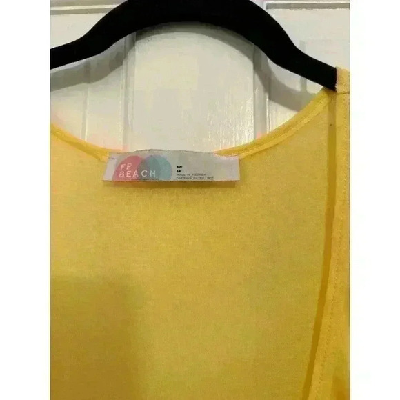 Free People Beach Yellow Maxi Dress size M NWT - Picture 4 of 4